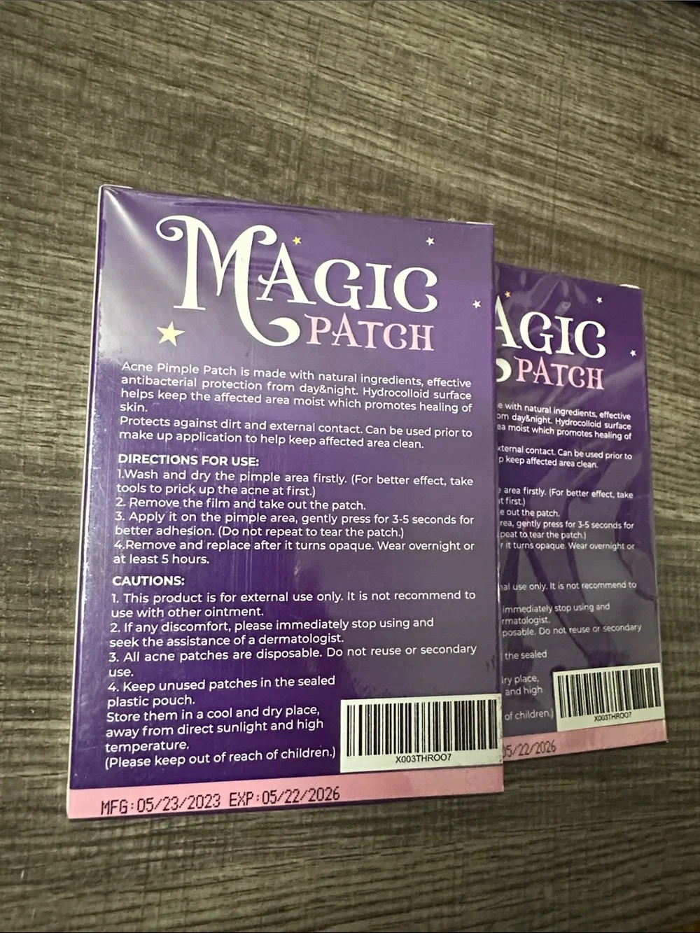 2 Magic Patch Acne Pimple Patch - Purple